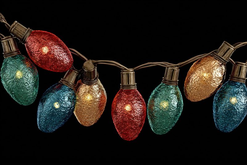 Christmas Lights Hanging in Kansas City, KS