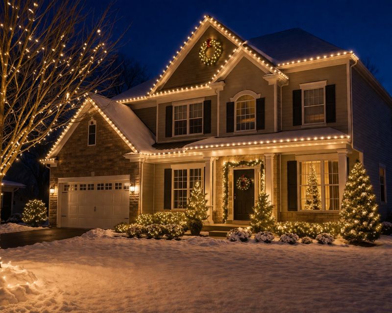 Holiday Lights Installation in Overland Park, KS