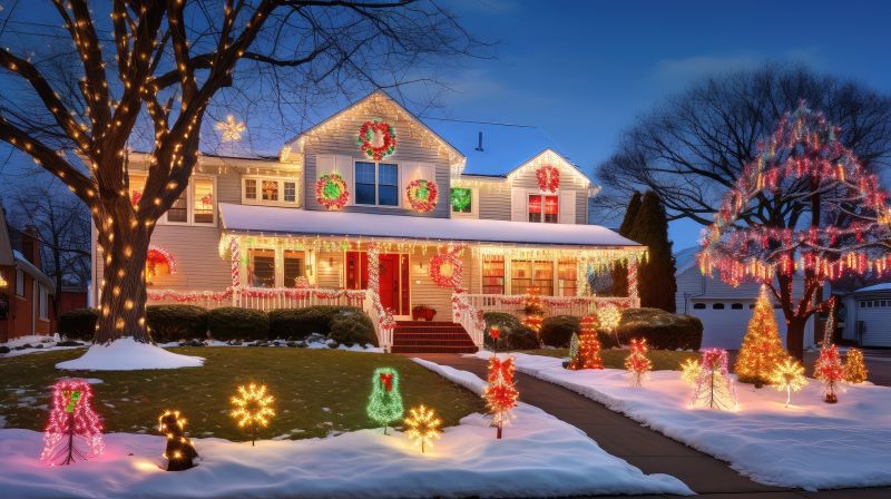 Holiday Lights Installation in Olathe, KS