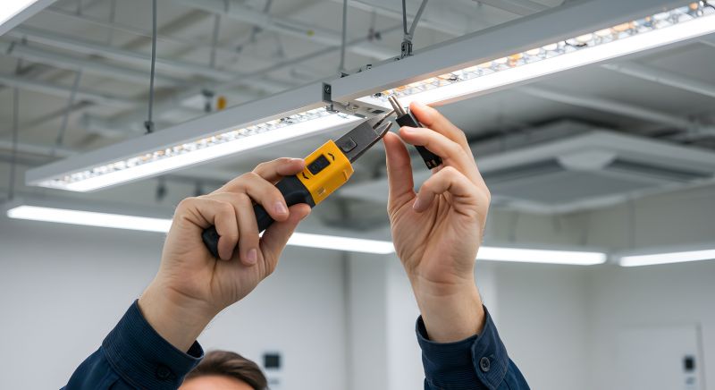 Detail of Step Lighting Fixtures