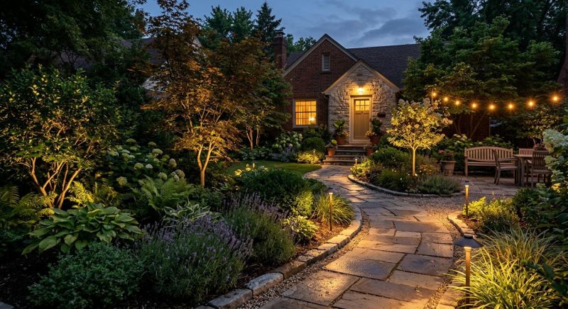 Walkway Lighting Installation in Alpharetta, GA